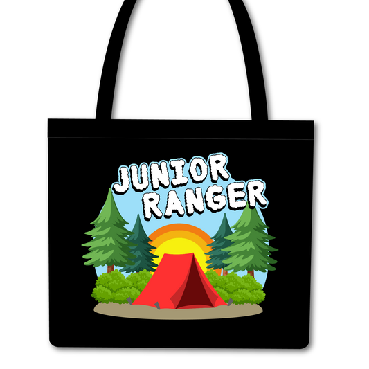 Jr. Ranger Tote Bag 1 - Camping design