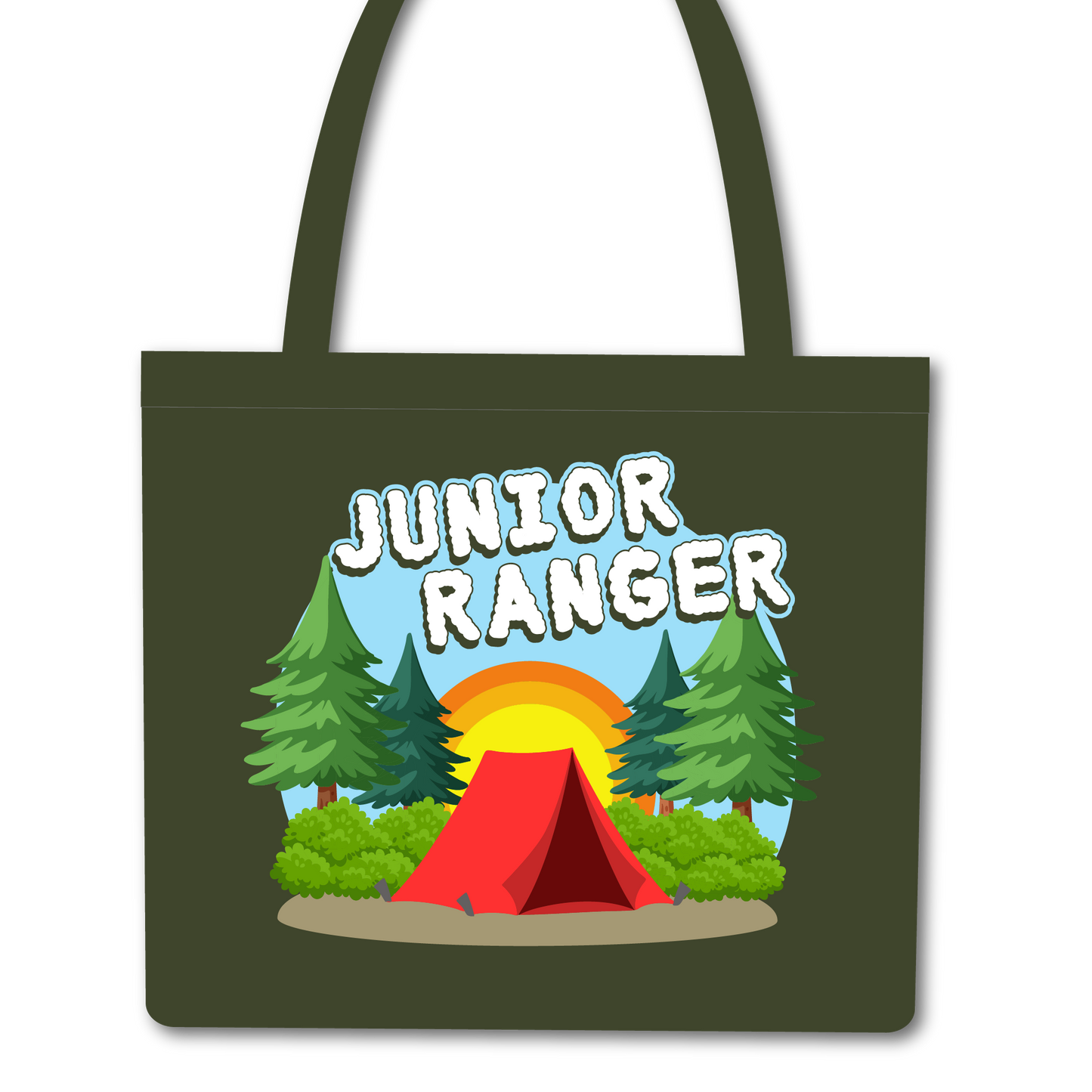 Jr. Ranger Tote Bag 1 - Camping design
