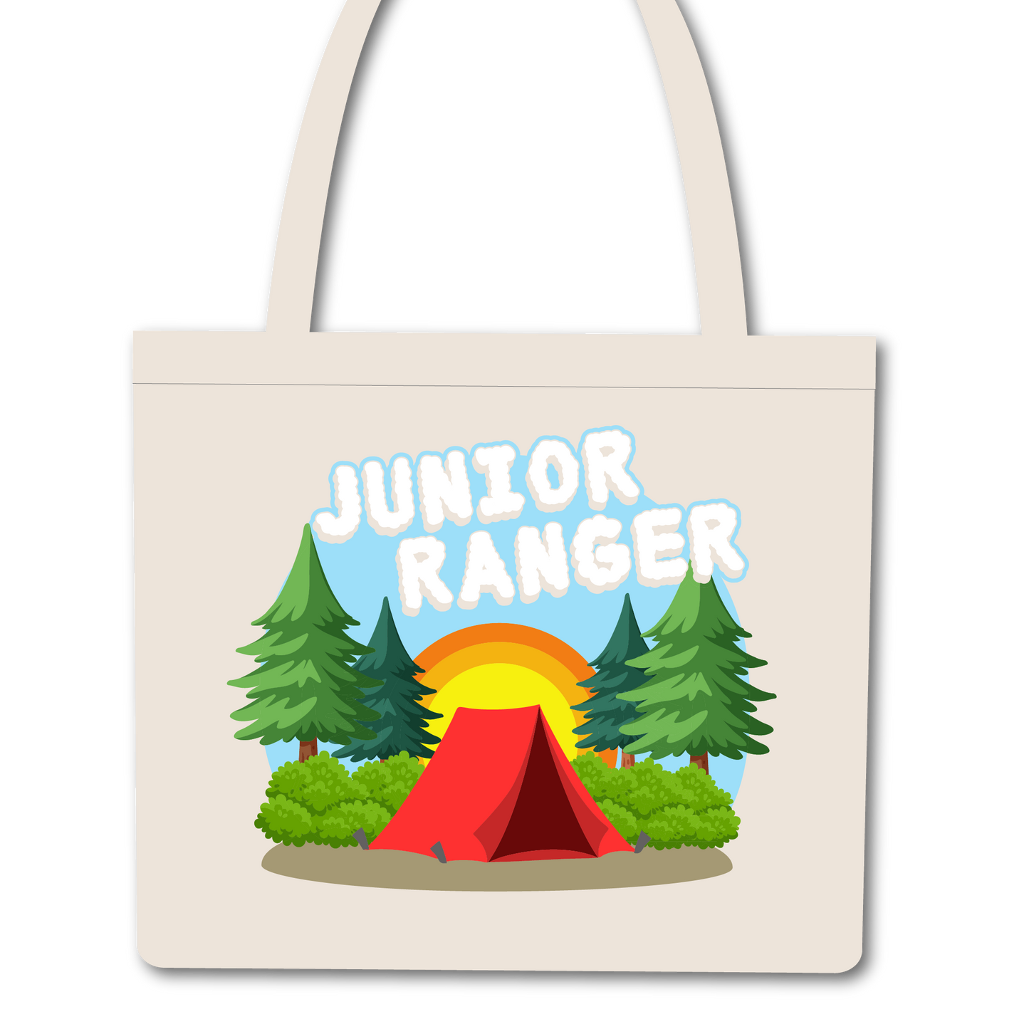 Jr. Ranger Tote Bag 1 - Camping design