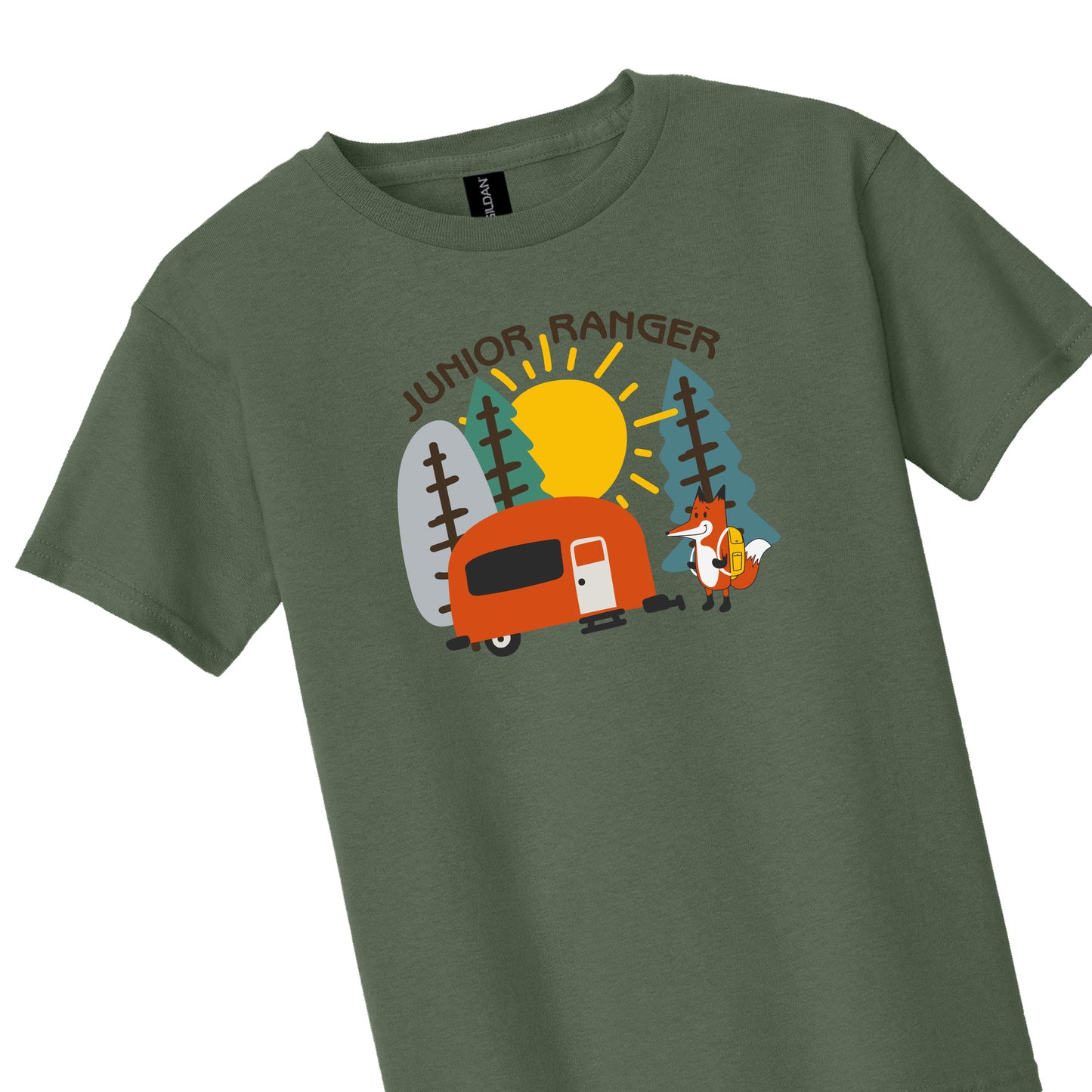 Jr. Ranger Tee 3 - Camping design